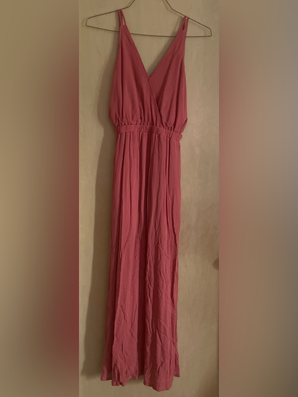 Lulu's Pink V-Neck Maxi Dress for Girls